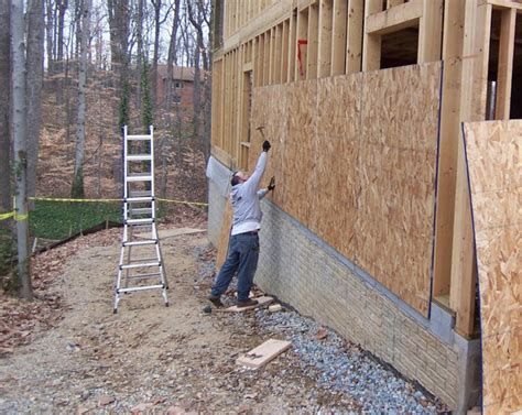 how to install osb on wall